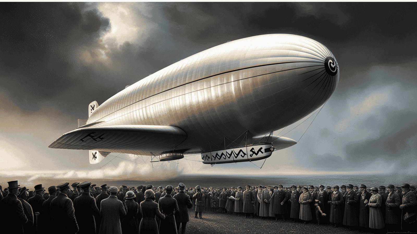 An image of His Majesty's Airship Journey and Tragedy of the Largest Flying Machine