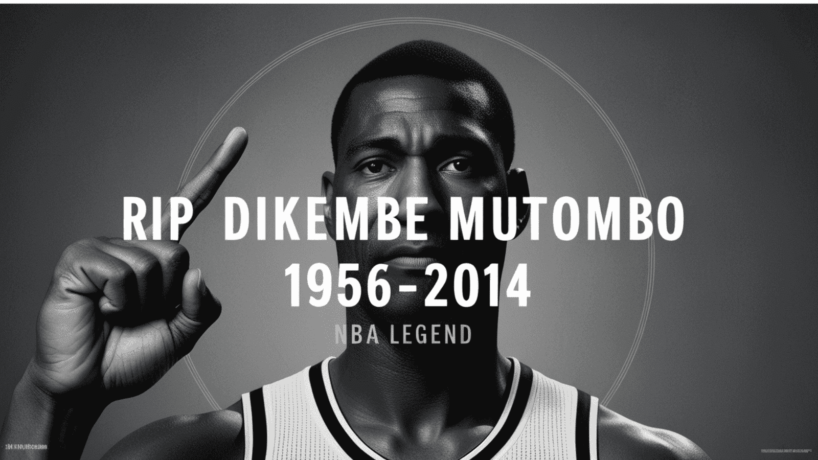 An image of NBA Legend Dikembe Mutombo Passes Away at 58