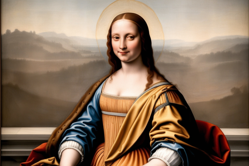 an image of The Portrait of Mona Lisa: The Pride of the Museum​